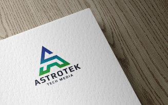 Astrotek Letter A Logo Temp