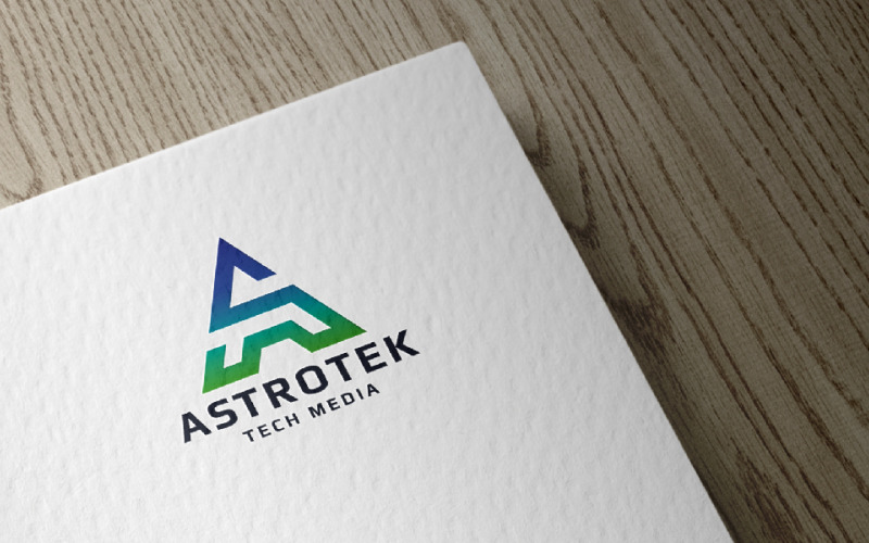 Astrotek Letter A Logo Temp Logo Template