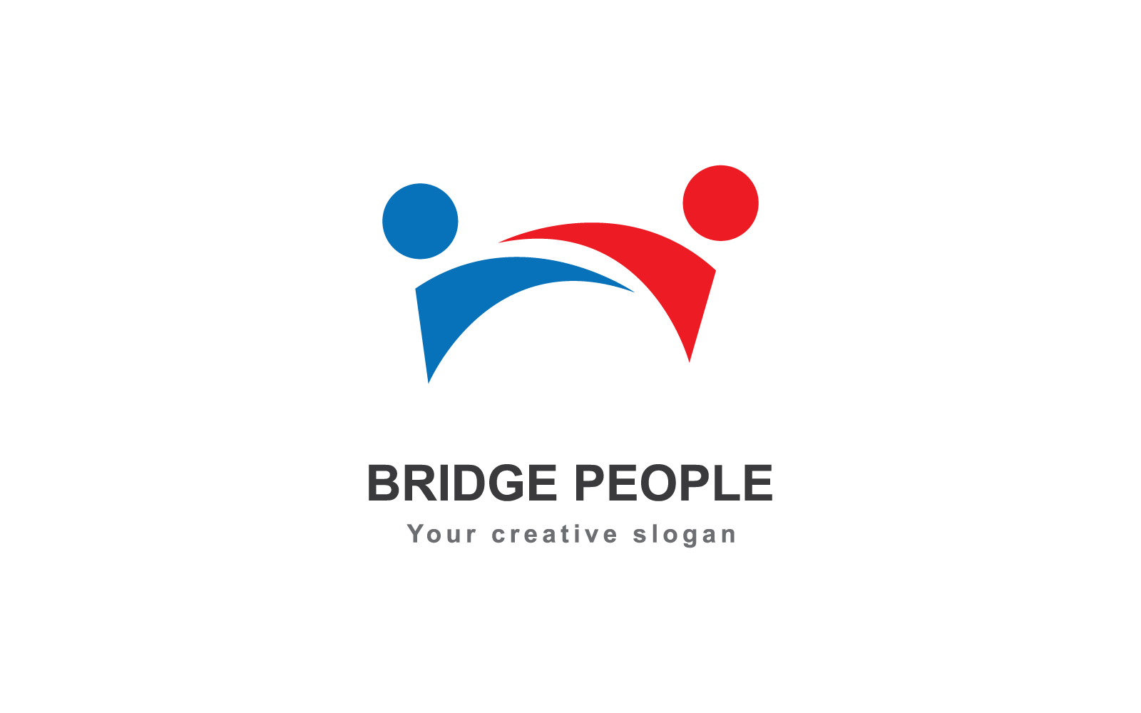 Community, network and social vector logo illustration Logo Template