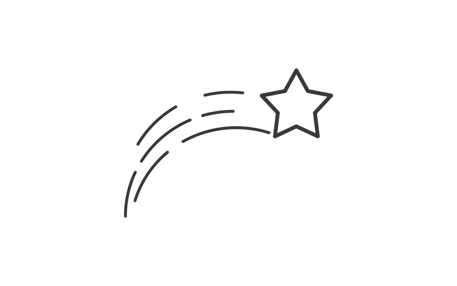 Csillag logó ikon illusztráció sablon design
