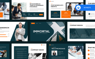 Immortal - Company Profile Keynote Template