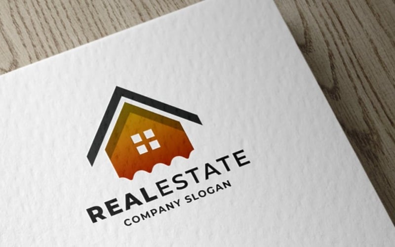 Modern House Real Estate Logo Logo Template