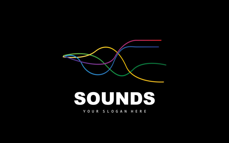 Sound Wave Logo Equalizer Design Music V13 Logo Template