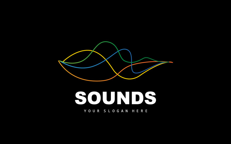 Sound Wave Logo Equalizer Design MusicV14 Logo Template