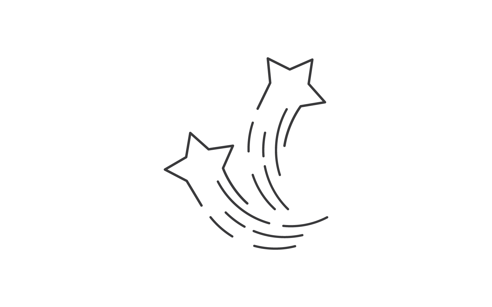 Star icon logo illustration vector flat design