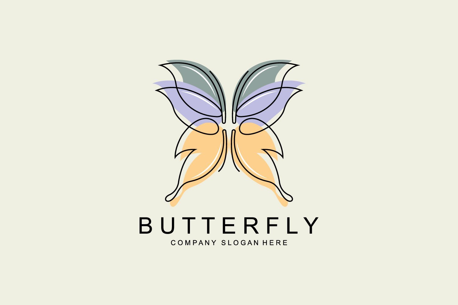 Template #405918 Butterfly Insect Webdesign Template - Logo template Preview