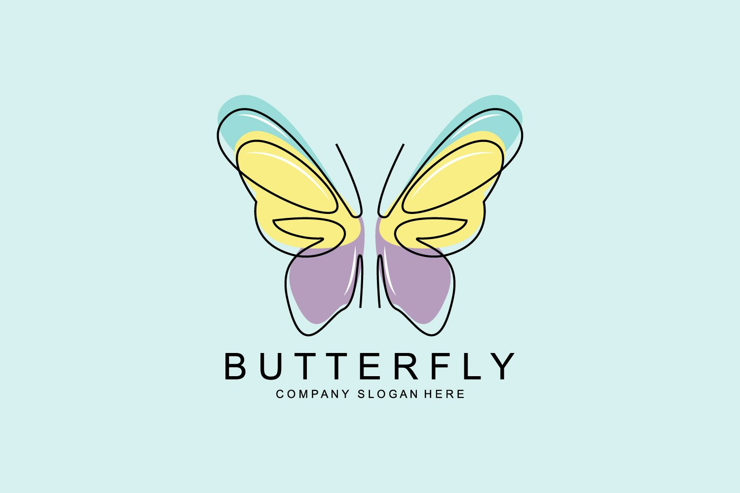 Template #405919 Butterfly Insect Webdesign Template - Logo template Preview