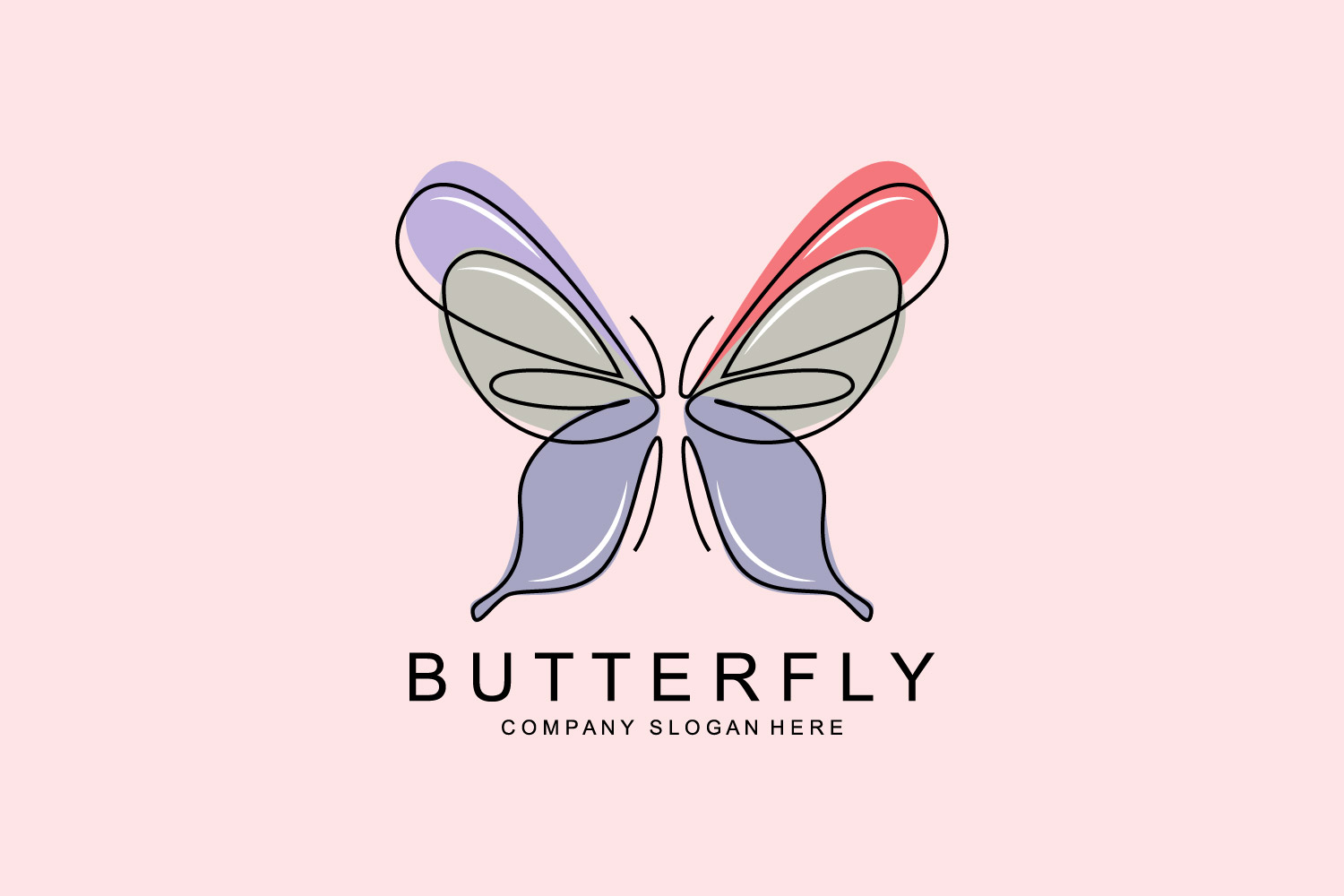 Template #405922 Butterfly Insect Webdesign Template - Logo template Preview