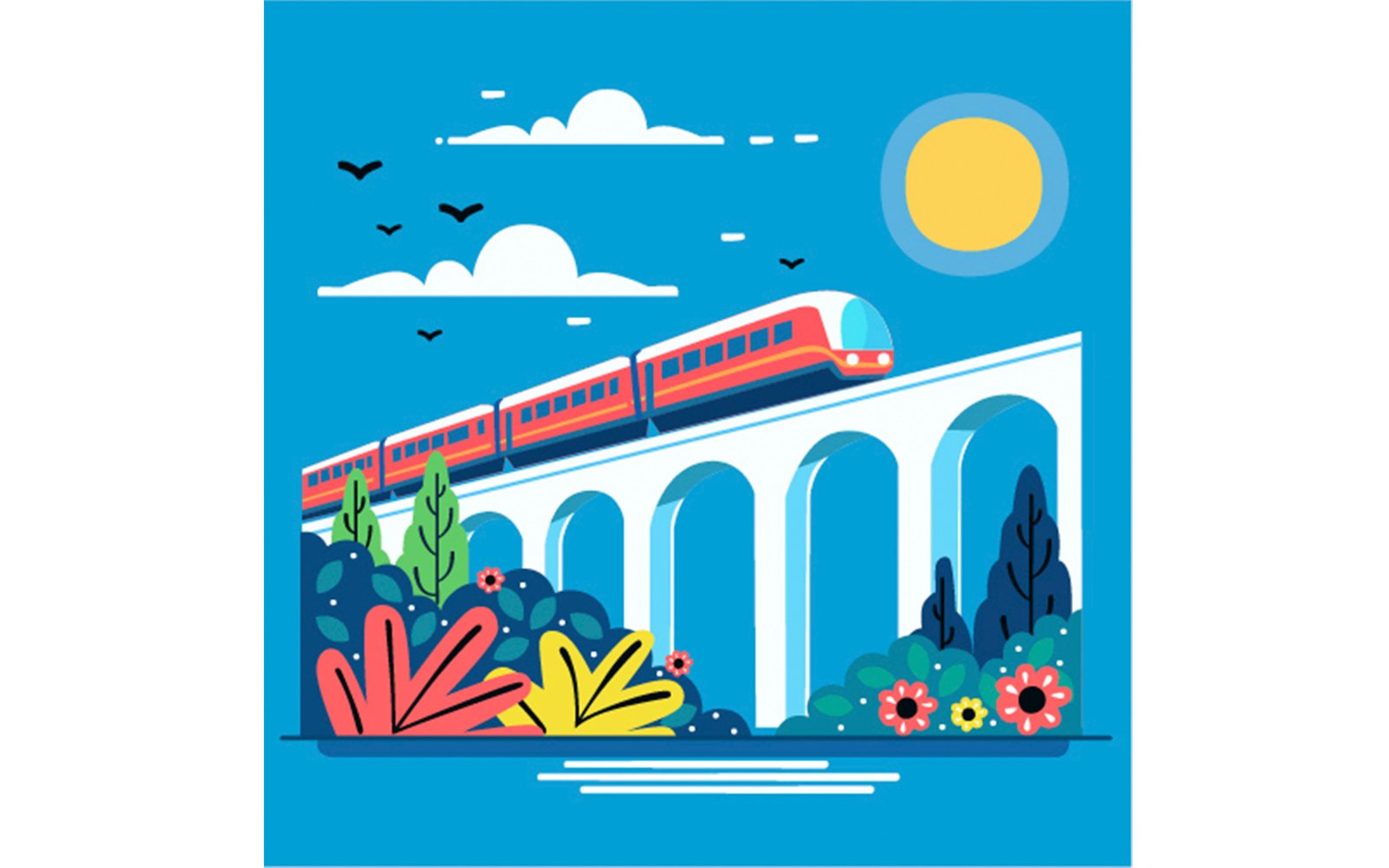 Kit Graphique #405979 Train Jour Web Design - Logo template Preview