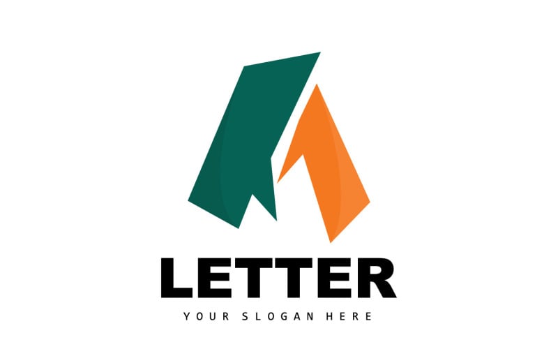A Letter Logo Logotype Vector v1 Logo Template