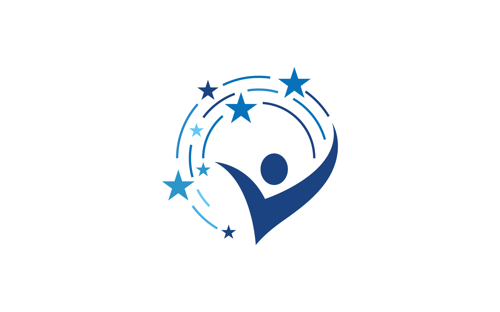 Success people illustration logo design template