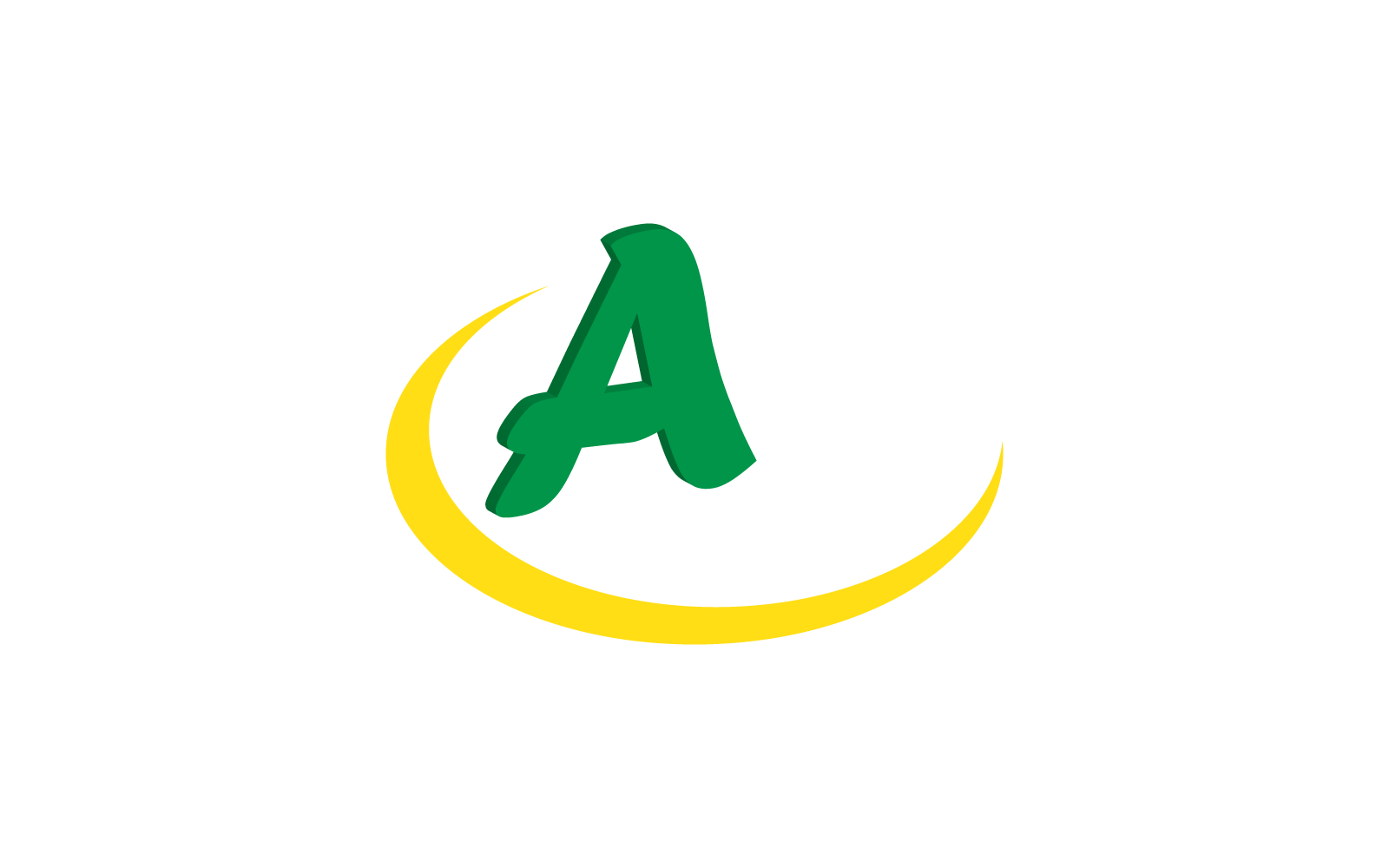 Szablon projektu logo pierwszej litery