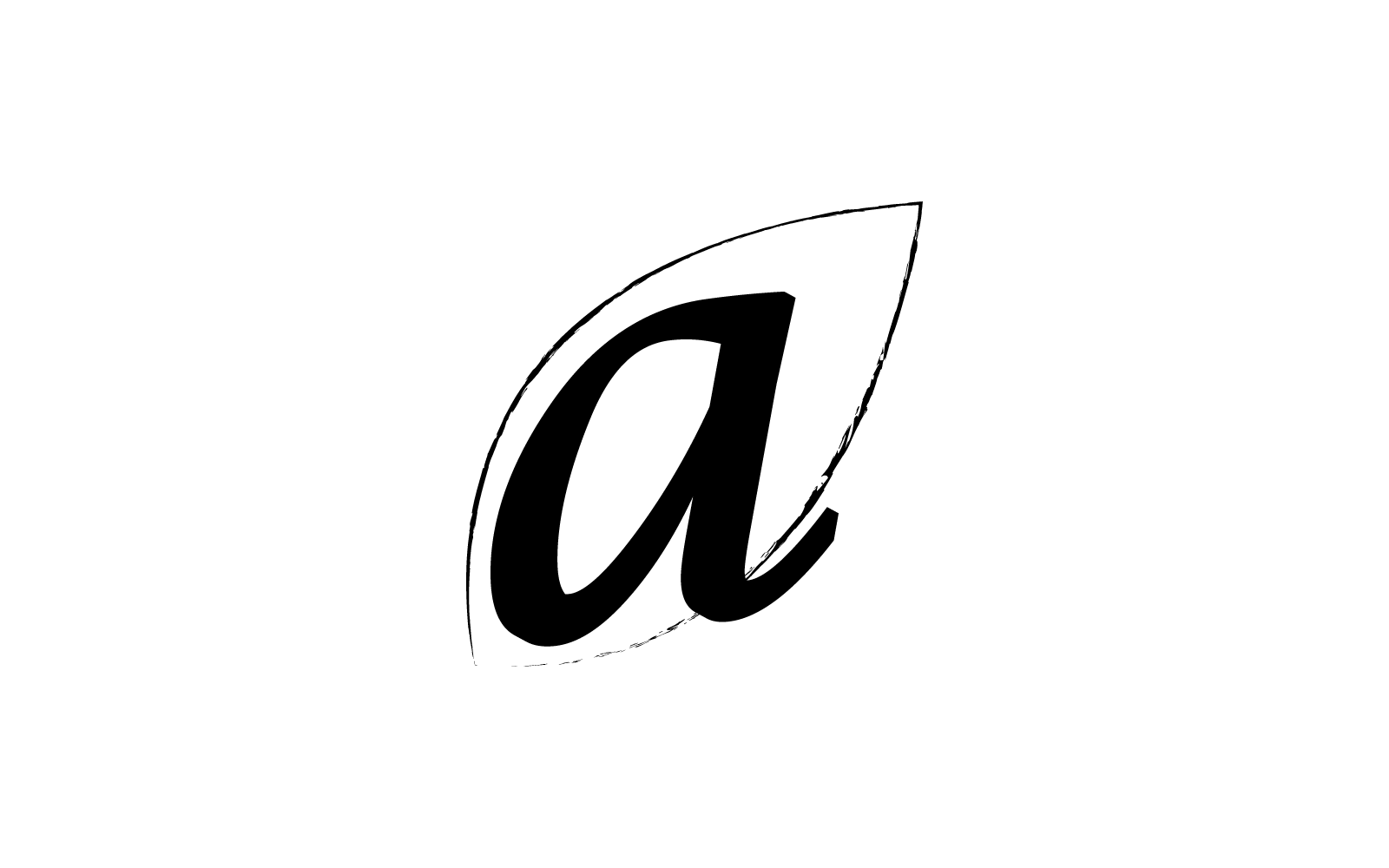 Una plantilla de logotipo vectorial de diseño de letra inicial