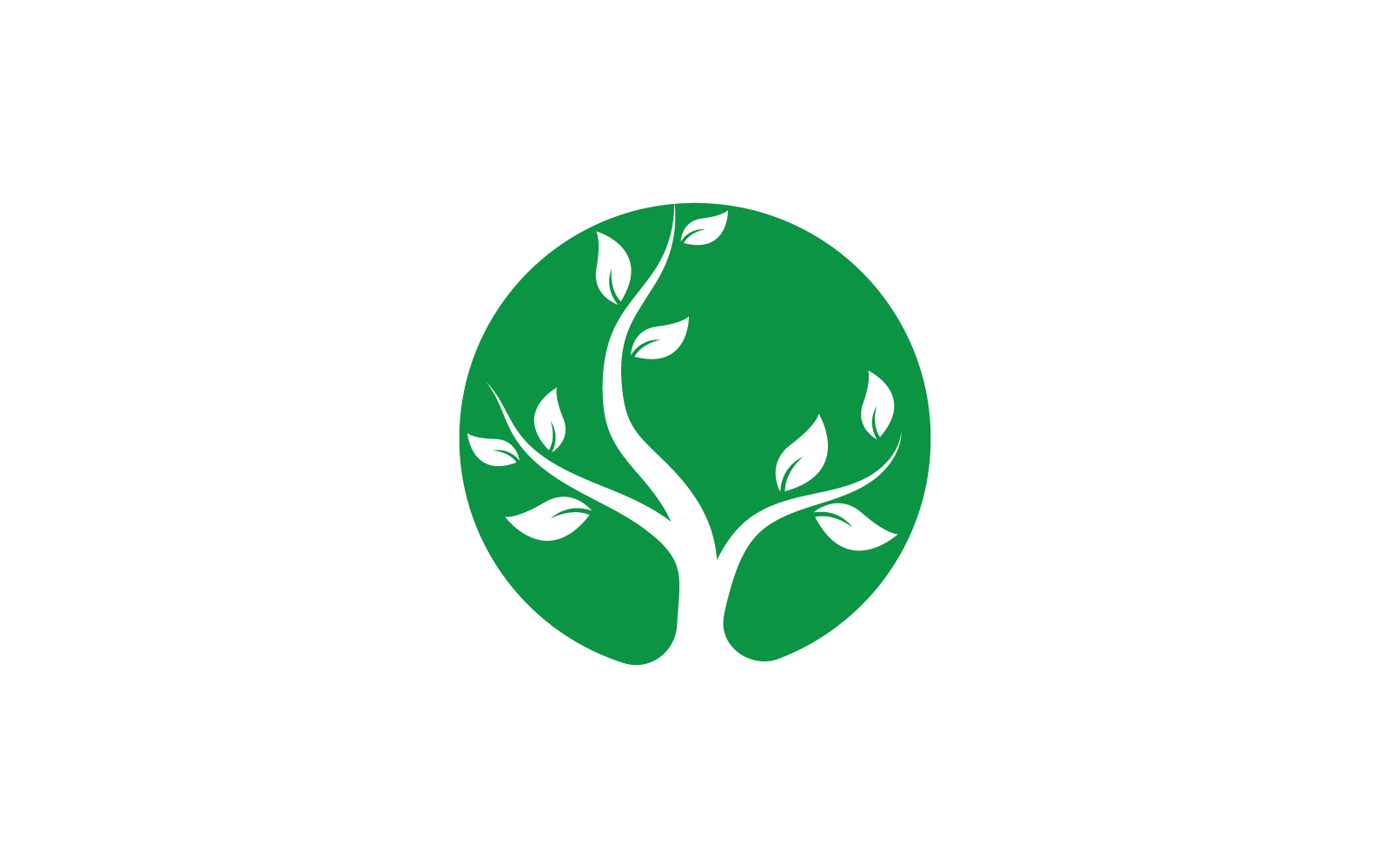 Árbol naturaleza logo ilustración diseño icono vector