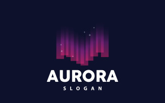 Aurora Light Wave Sky View LogoV8
