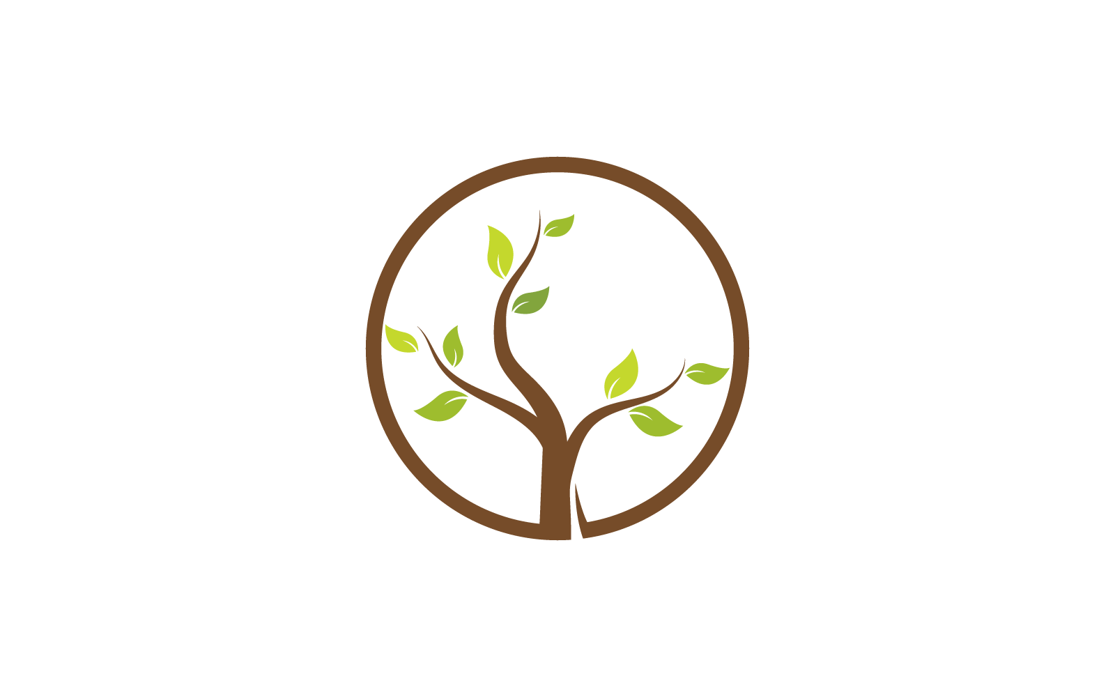 Boom natuur ontwerp illustratie logo sjabloon vector