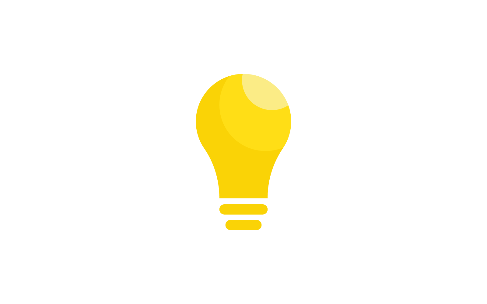 Bulb technology design illustration logo icon vector