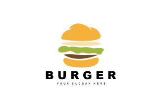 Burger Logo Fast Food DesignV4