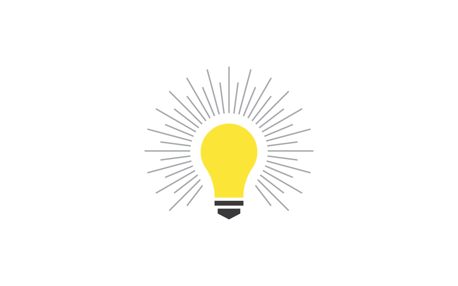 Glühbirnen-Technologie-Illustration, Logo, Symbol, Vektordesign