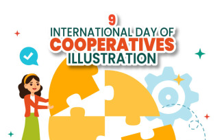 9 International Day of Cooperatives Illustration