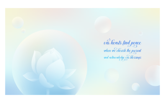 Inspirational Backgrounds 14400x8100px With Lotus And Quote About Peace