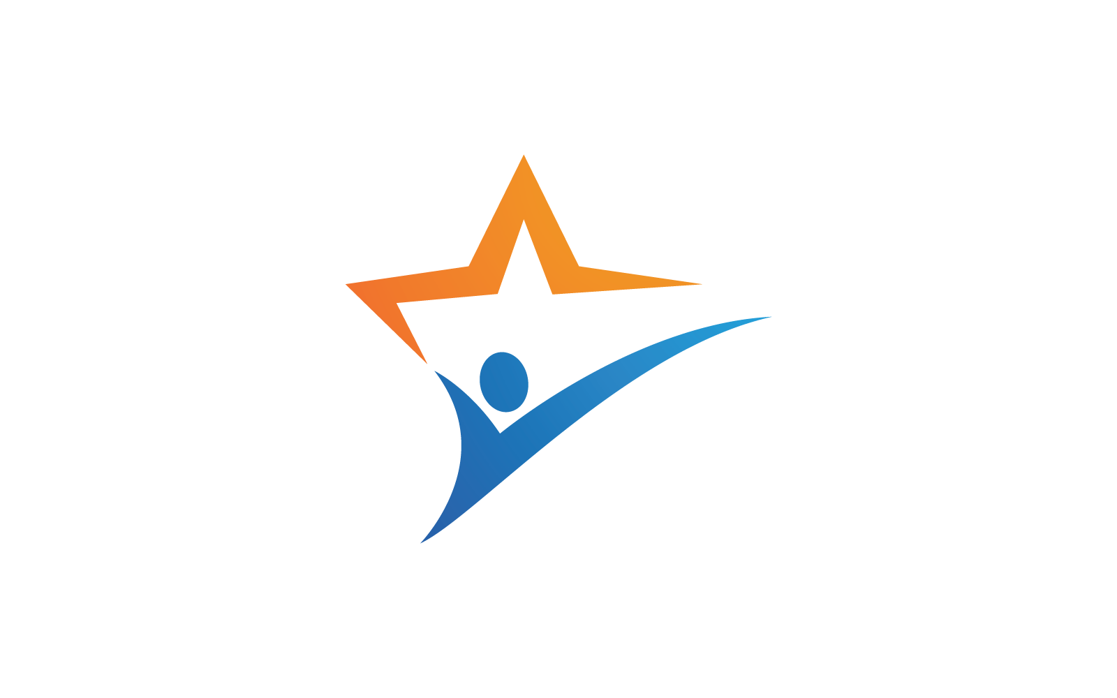 Modelo de logotipo de ilustração vetorial de ícone de pessoas de sucesso