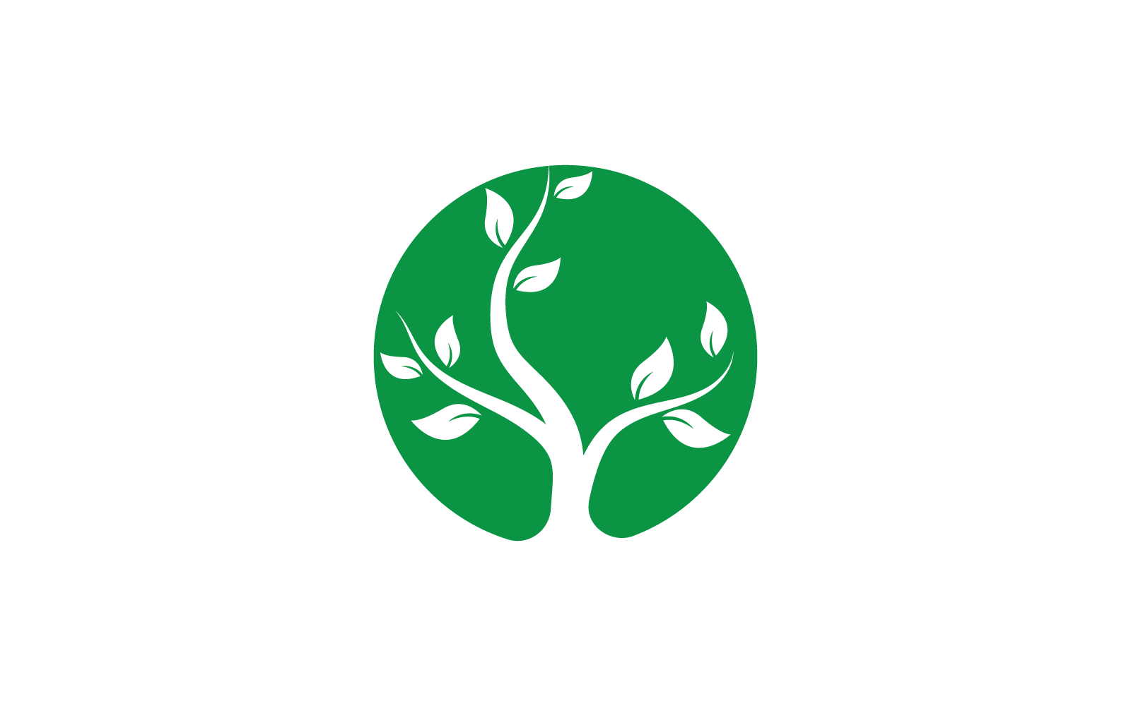 Árvore natureza logotipo ilustração design ícone vetor