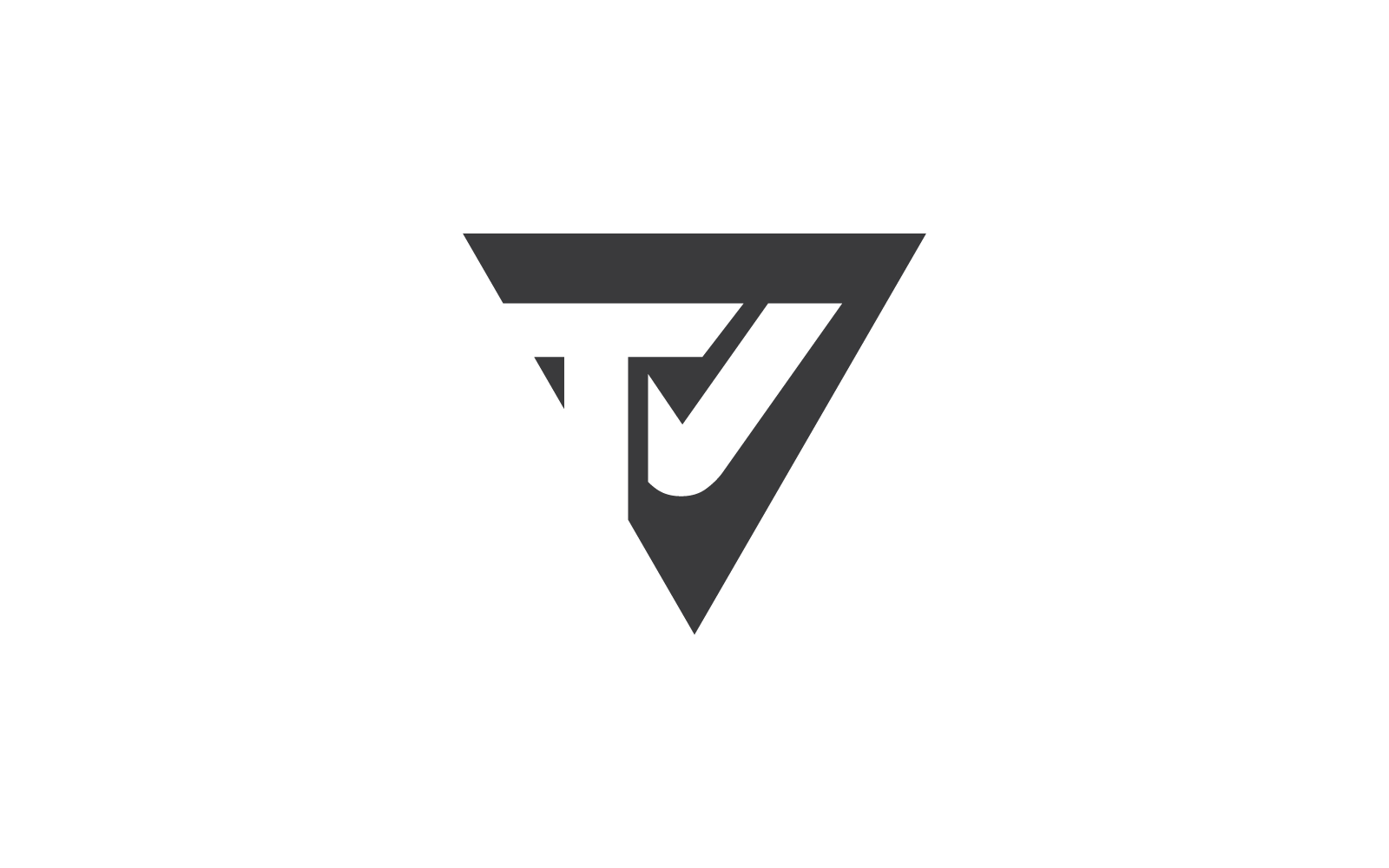 TV logo vector design template