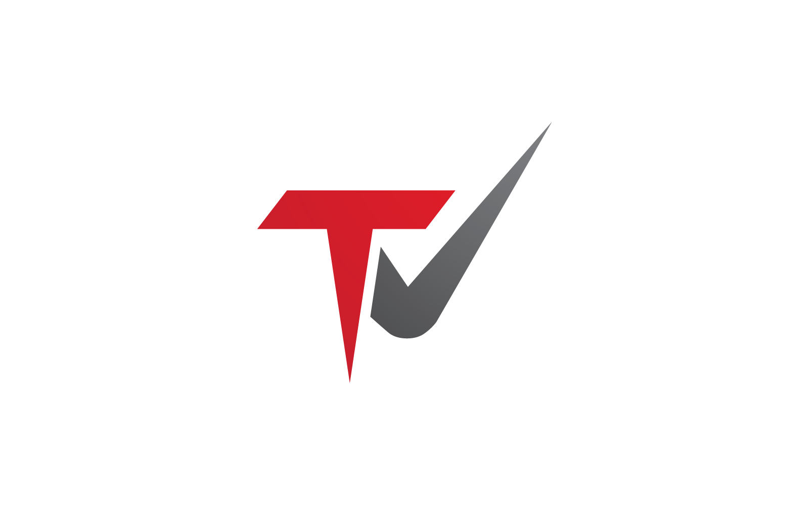 TV logo vector illustration flat design template