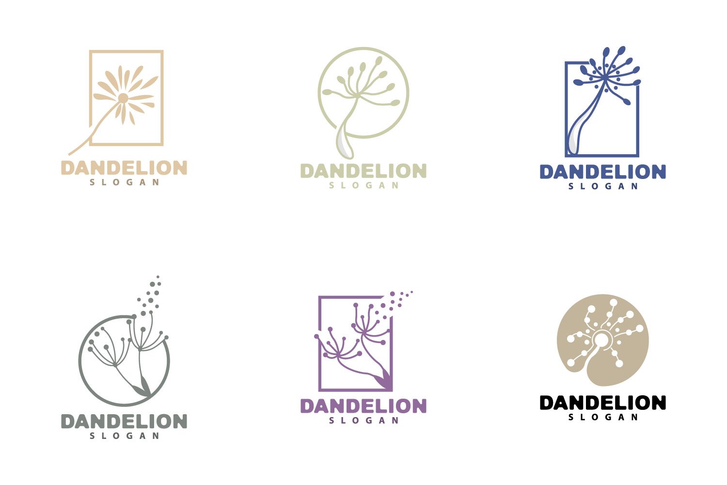 Kit Graphique #406114 Dandelion Logo Divers Modles Web - Logo template Preview