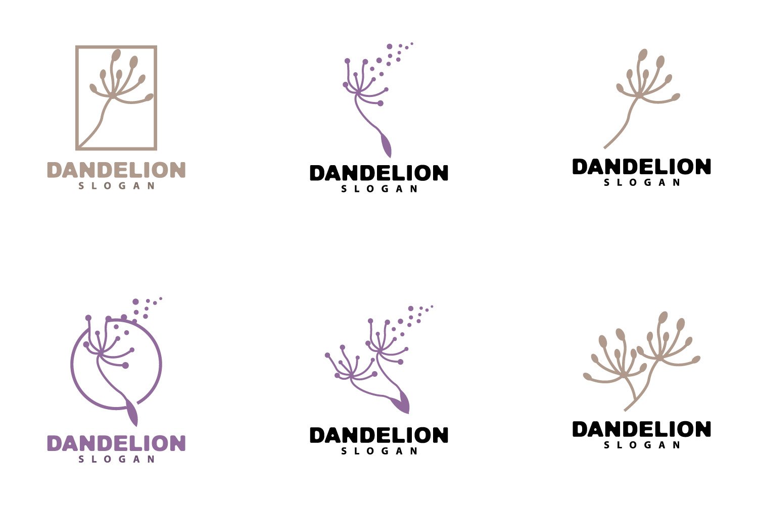 Kit Graphique #406116 Dandelion Logo Divers Modles Web - Logo template Preview