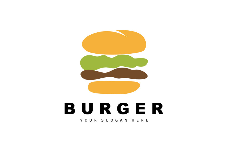 Burger Logo Fast Food DesignV5 Logo Template