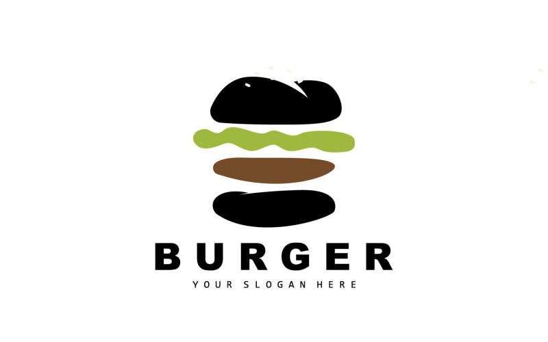 Burger Logo Fast Food DesignV6 Logo Template