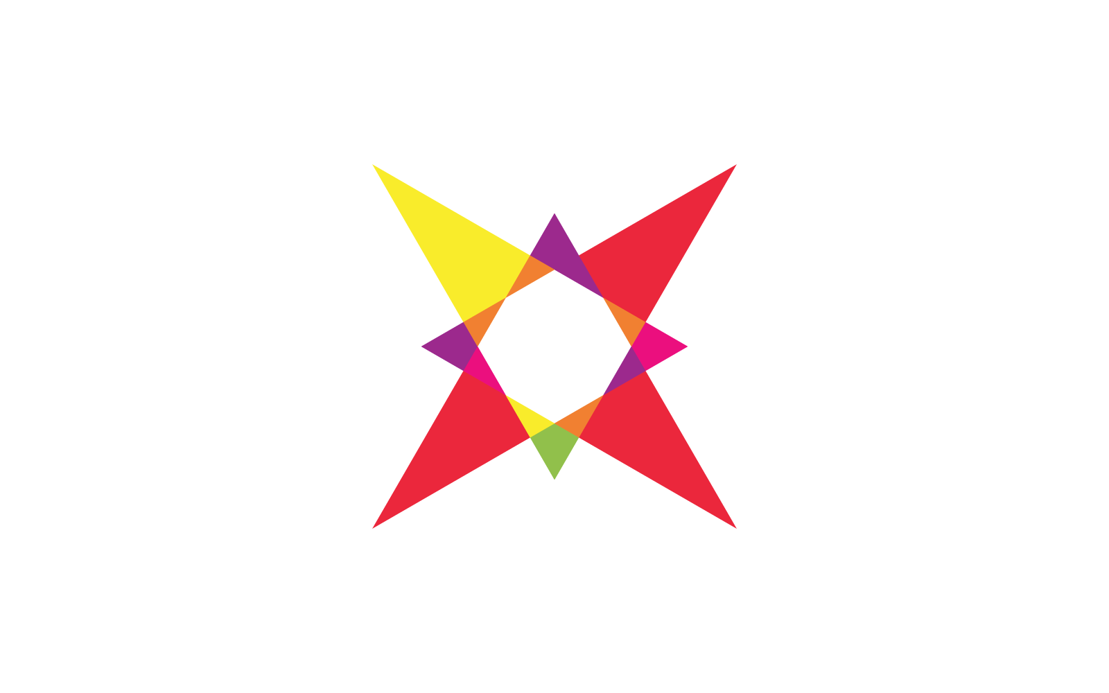 Modello icona logo illustrazione design stella