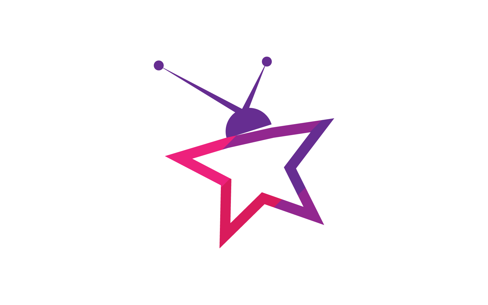 TV design vector illustration logo template