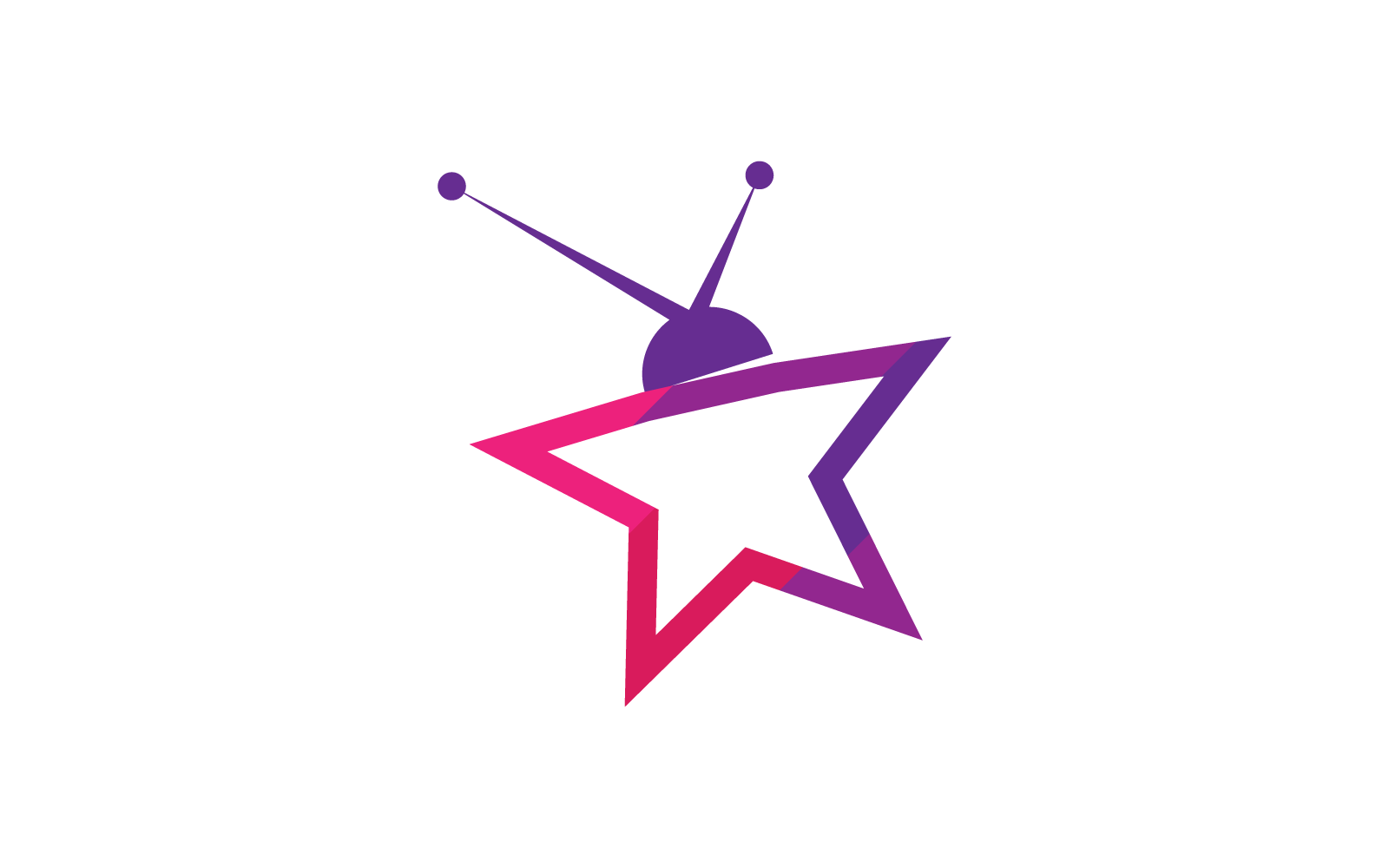 TV-Design-Vektorillustration-Logo-Vorlage