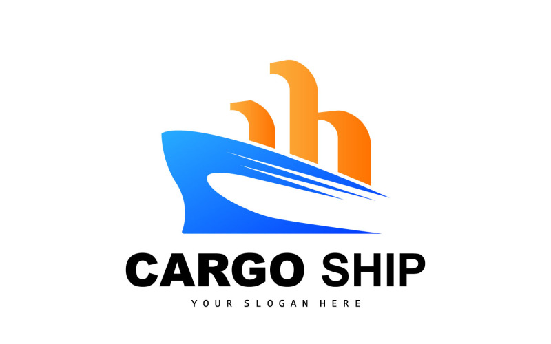 Cargo Ship Logo Fast Vector v4 Logo Template