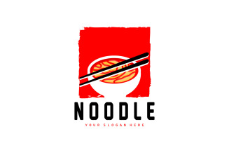 Noodle Logo Ramen Vector Chinese Food v6