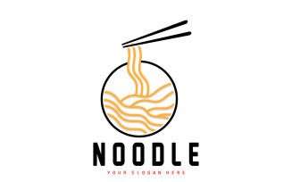 Noodle Logo Ramen Vector Chinese Foodv2