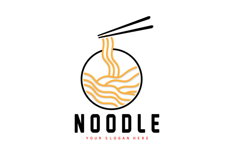 Noodle Logo Ramen Vector Chinese Foodv2 Logo Template