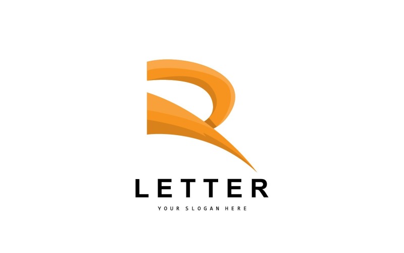 R Letter Logo Logotype Vector V10 Logo Template