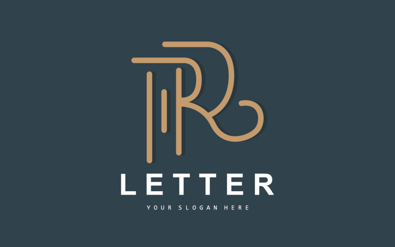 R Letter Logo Logotype Vector V2 Logo Template