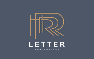 R Letter Logo Logotype Vector V3