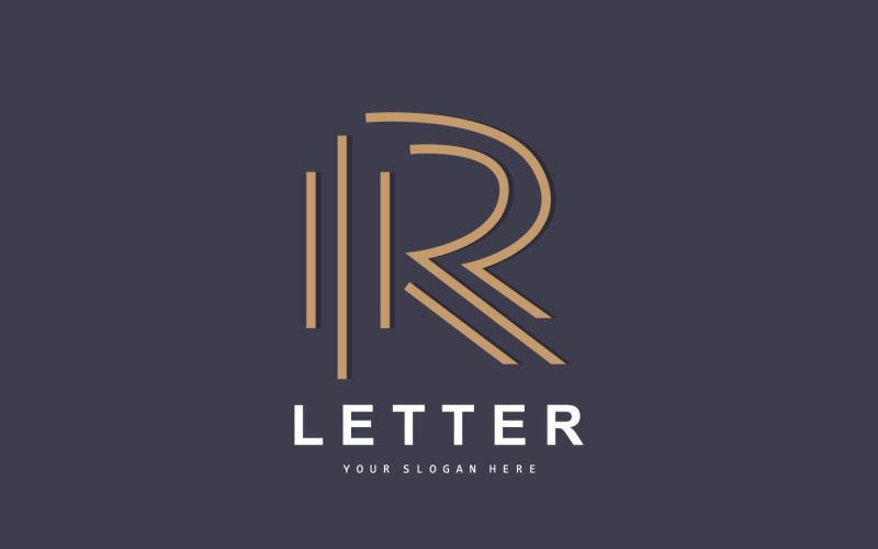 R Letter Logo Logotype Vector V9 Logo Template