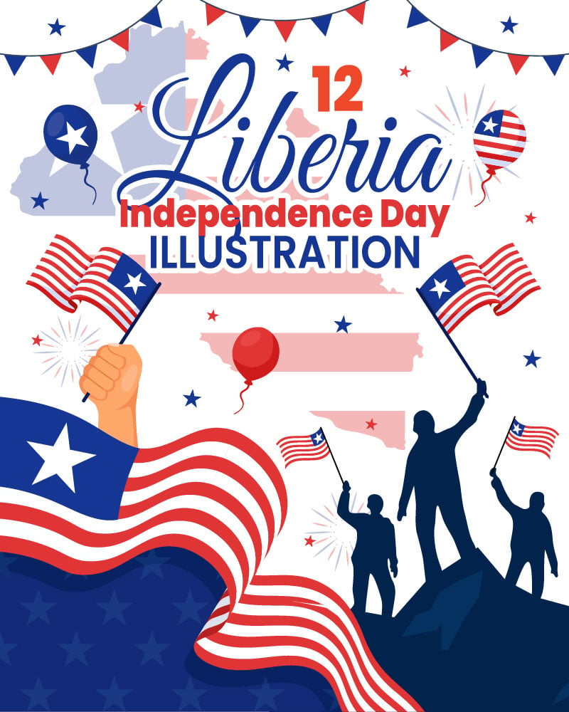 Template #406341 Liberia Independence Webdesign Template - Logo template Preview