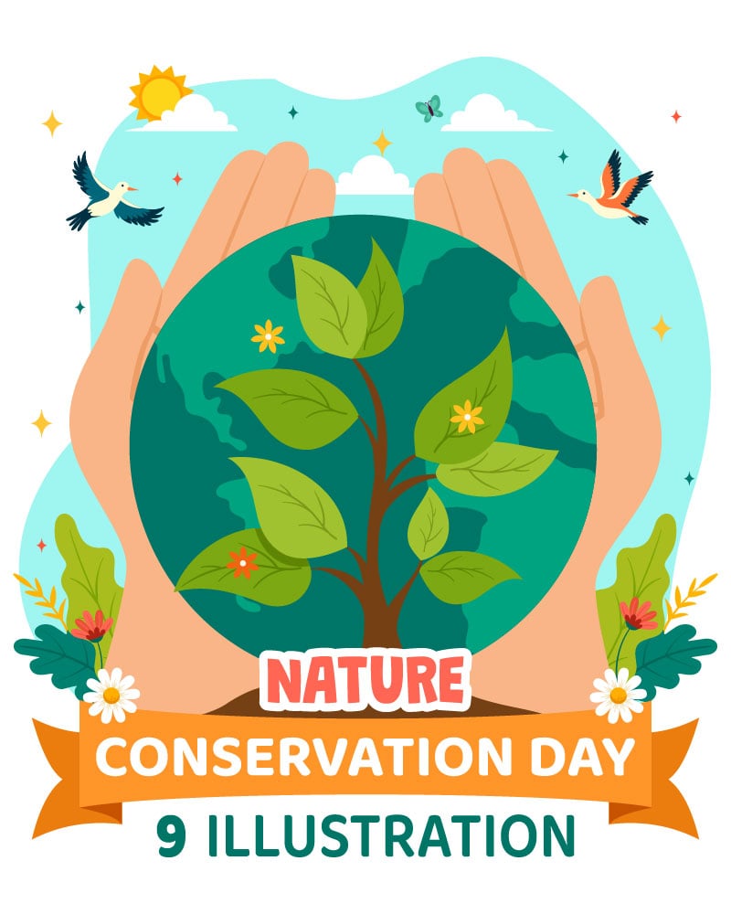 Kit Graphique #406364 Nature Conservation Divers Modles Web - Logo template Preview