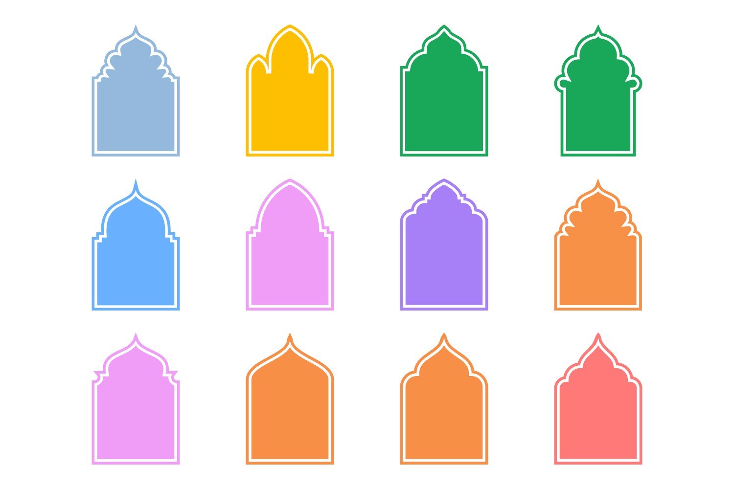 Kit Graphique #406383 Islamique Emblme Divers Modles Web - Logo template Preview