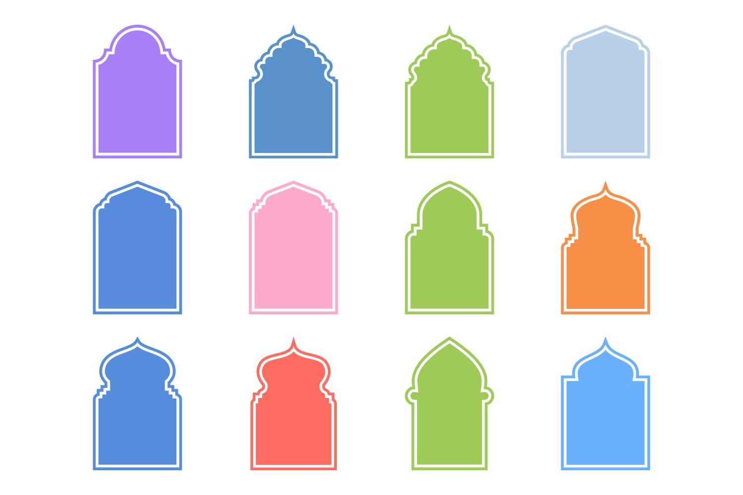 Kit Graphique #406392 Islamique Emblme Divers Modles Web - Logo template Preview