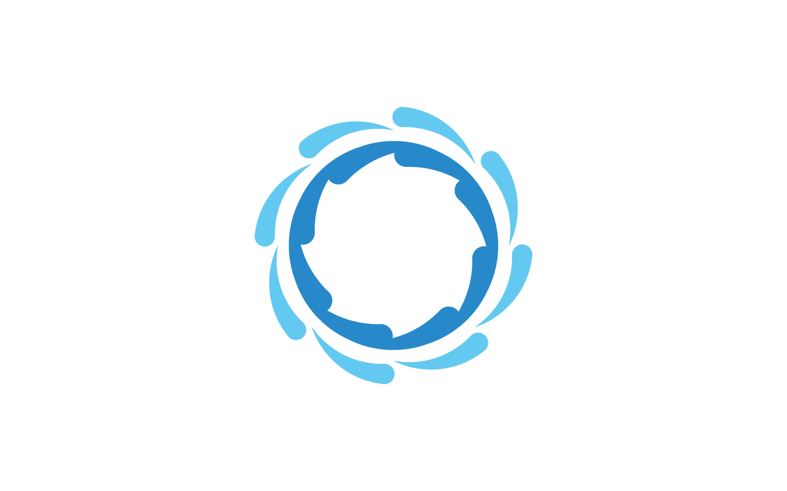 Business logo, vortex, wave and spiral icon vector