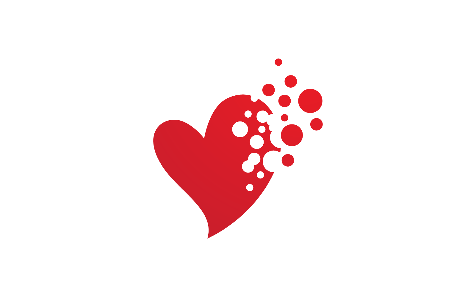 Love logo and symbol vector illustration flat design Logo Template